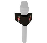 Customizable Microphone Flag Compatible with Rode Reporter Personalization Microphone Logo Box (Black--Triangle)