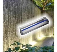 Customizable Mini Waterfall Spillway for Small Ponds & Container Gardens - 8" to 12" 304 Stainless Steel Water Feature (48in) - Lightweight & Versatile Design