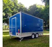 Customizable Mobile Food Trailer - Commercial-Grade Concession Bar Trailer Street Food Kiosk Coffee Carts with Flexible Kitchen Build for Food & Beverage Business