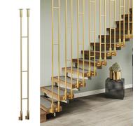 Customizable Modern Metal Side-Mounted Balusters & Iron Post Guardrails - Stylish Safety Solutions for Homes & Businesses Fall Prevention & Decorative Enhancements