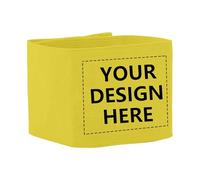 Customizable Multicolor Captain Armband, Elastic Adjustable Sports Team Band For Youth And Adult Soccer Training, Team Badge For Volleyball Basketball Running Games (Yellow)