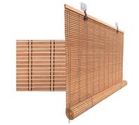 Customizable Natural Bamboo Roller Blind - Light Filtering Window Shade & Room Divider for Outdoor Patios, Kitchens, and Living Spaces - Eco-Friendly Design