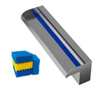 Customizable Outdoor Waterfall Spillway Kit Perfect Water Feature for Garden Patio Spa & Deck Decor Enhance Your Backyard Oasis with Stunning Water Effects