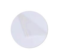 Customizable Polycarbonate Diffuser Sheet - Milky Translucent Blanks Plate for LED Lighting - T 1mm-3mm, D 55mm-222mm(1mm 65mm 10pcs)