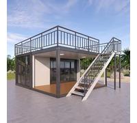 Customizable Prefab Tiny Homes - 20ft/30ft/40ft Modular Container House with 1-4 Bedrooms, Kitchen & Bathroom