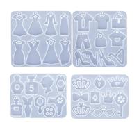 Customizable Princess Silicone Mold Exquisite Crystal Resin Jewelry Making Moulds Princess Silicone Mold for Craft Exquisite Silicone Resin Mold