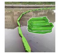 Customizable PVC Water Boom, Green Floating Oil Boom UV-resistant & Tear Resistance & No Splicing, High Buoyancy PVC Oil Fence for Waterweed/ Surface Debris, DIY(L-20m(65 3/5 ft),H-45cm/17.7 in)