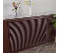 Customizable Return Air Grille - No Drill HVAC Vent Cover for Sidewall & Ceiling Dark Brown 30x30in (76x76cm) - Ideal for Kitchen & Bathroom Ventilation