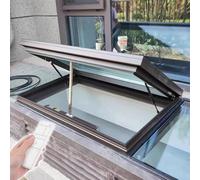 Customizable Roof Windows Skylight,Electric Opening with Remote and Rain Sensor,with Gas Strut Lift,Aluminum Alloy Frame with Tempered Glass,Good Ventilation,for Attic/Sun Room