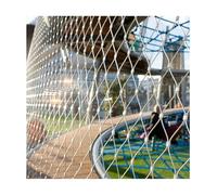 Customizable Safety Net for Elastic Wire Mesh - Fall Protection for Bridges, Stairs, Balconies & Garden Fences, Dimensions L2.5 x W9m / L8.20 x W