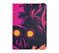 Customizable Scarecrow Skull Happy Halloween Leather Passport Holder Cover Wallet Wallet Passport Holder Badge ID Vaccine Card Holder Wallet Ultra Slim, Scarecrow Skull Happy Halloween, One Size