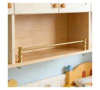 Customizable Shelf Rail Fence Set, Guardrail Retaining Bar Stopper for Fall Prevention, DIY Home Decorative Rod, 5 Pack (16 Inch / 41 cm)