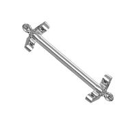 Customizable Silver Stair Runner Rods - 10 pcs (24in) for Fixed Stair Carpet | Durable, Stylish Solution for Home & Commercial Use