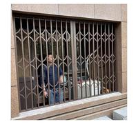 Customizable Sizes Window Locks Security Bars, Telescoping Balcony Windows Protective Rail/Sliding Gate for Loft Shed Basement Bedroom Office Apartment Entrance(W46"xH24"/116.8x61cm)