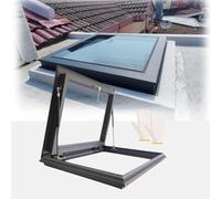 Customizable Skylight Roof Access Hatch - Durable Aluminum Alloy & Tempered Glass, Ideal for Attics & Basements, 61x91.5cm, Easy Installation, Secure Access
