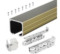 Customizable Sliding ket Door Hardware Kit for Closet RV & Cabinet DoorsEasy InstallatSmoothUpgrade Your Space with Sle