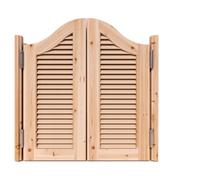 Customizable Solid Wood Double Swing Doors -Pet-Friendly Divider for Home & Office Stylish & Functional Interior Solution