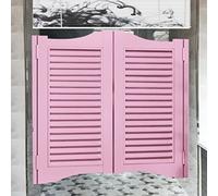 Customizable Solid Wood Revolving Door Auto Close Two Way Hinges Indoor Use Multicolor Options (Pink 131) Perfect for Home & Office Decor