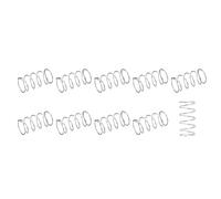 Customizable Stainless Steel Compression Coil Springs,0.1mm & 0.15mm Wire Diameter, 5-25mm Length, 0.8-2mm Outer Diameter(100pcs 0.1x0.8x20mm)