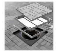 Customizable Stainless Steel Hidden Manhole Covers Square t Drainage Grate Lids for Safe Discreet Installation -Sleek Design for Seamless Aesthetics