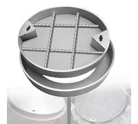 Customizable Stainless Steel Invisible Manhole CoverEmbedded Sewer Lid for Outdoor Lawn Garden Yard School Parking Areas - Heavy-Duty Design for Long-lasting Use