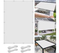 Customizable Sun Shade Sail 300x480 cm Waterproof UV Protection Canopy for Outdoor Garden Patio - White Shade Net for Ultimate Sun Protection