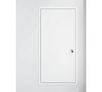Customizable Tall Aluminium Access Panel for Drywall - Lockable Access Door for Plumbing Maintenance,1pcs(White,28x36in)