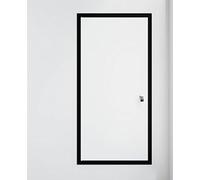 Customizable Tall Aluminium Access Panel for Drywall - Lockable Access Door for Plumbing Maintenance,1pcs(Black,17x48in)