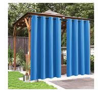 Customizable Thermal Insulated Outdoor Curtains with GrommetsWindproof for Garden Patio Gazebo3.5x2.7m Perfect for Privacy and Energy Efficiency