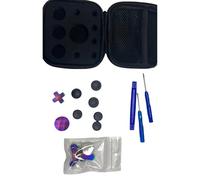 Customizable Upgrade Parts, Metal Thumbsticks & Paddles Set, A | Multi Color Gaming Accessory with Antislip Thumb Grips and Complete Replacement Parts for Selected Controller