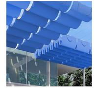 Customizable UV Resistant Retractable Shade Sail - Windproof Sun Canopy for Patios Decks & Yards (W1.8*L10m / W5.9*L32.81ft)