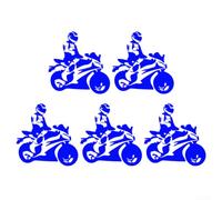 Customizable Vehicle Stickers 13cm Easy Peel(Blue)