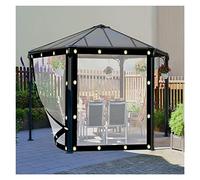 Customizable Waterproof Patio Curtain 3 x 4.5 m Tear Resistant & Dust Proof Ideal for Balconies Outdoor Furniture Cars & More Rain Protection