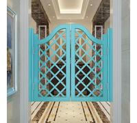 Customizable Western Cowboy Swinging Doors for Kitchen & Bathroom, Auto-Close Saloon Cafe Entrance, Easy Install Hinged Partition, Rustic Design (W95cm x H90cm)