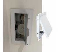 Customizable White Access Panel for Plumbing 14x16in Magnetic Inspect Hatch Square/Recular Wall/Ceiling Service Door Kit Easy Inllat Design