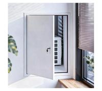 Customizable White Invisible Access Panel for Drywall - Heavy-Duty Metal Attic Door Cover, Inspections Made Easy, Large & Small Options (30x49 inch)