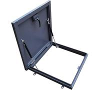 Customizable Window Well Covers, Attic Ceiling Hatch for Shading, Locked Square Rectangle Hatch Cover for Outside(85x85cm/33.5x33.5")
