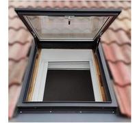 Customizable Window Well Covers, Roof Skylights for Attic/Sun Room, Universal Skylight Covers for House Roofs with Double-Layer Tempered Glass(58x58cm/22.8x22.8inch)