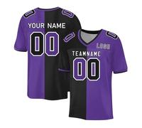 Customize Baseball Football Jerseys for Men Women Youth Kids Printed Name Number & TeamName Logo Sports Uniform T-Shirt Quick Dry Breathable Short Sleeve S-7XL