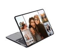 Customize Case for MacBook Air 15 Inch 2023 2024 Release M3 A3114 M2 A2941 Liquid Retina Display Touch ID Personalized Custom Picture Multi-Photos Collage Clear Hard Shell Cover for Apple Mac 15"