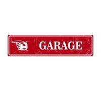 Customize Directional Road Signs, Custom Directional Arrow Tin Signs, Garage Wall Hanging Plaque For Indoor/Outdoor Use, 26 Colours, 4 x 16 Inch, Rustic Decor For Garden Living Room Pub, 10x40cm