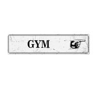 Customize Sign, Custom Road Sign, Gym Directional Gifts, 4x16 Inch / 10x40cm, Indoor Outdoor Use, Choose Color And Personalized With Your Text, Decor For Porch, Family, She Shed
