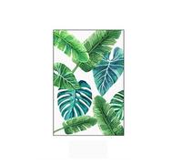 Customize Translucent Static Adsorption Green Leaf Film On Window Balcony Bathroom Frosted Opaque Decorative Glass Sticker Window Film Clear Window Film Window Cling Anti(Black,45x90cm)