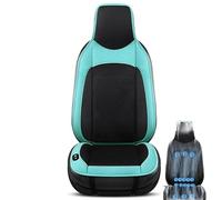 Customize what you need 1 PCS Car Seat Covers W/Remote Control - Intelligent Start and Stop + 3-Speed Adjustment, 16 Fans Car Seat Protector, Car Seat Cushion for All Cars Automotive(Blue,24V)