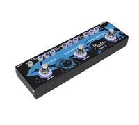 Customize what you need 3-in-1 Guitar Multi Effects Pedal Echo/Ensemble/Overdrive Aluminum Alloy Shell with True Bypass Function Portable Electric Guitar Effect Pedal DC 9V 6.35mm Input/Output Interfa