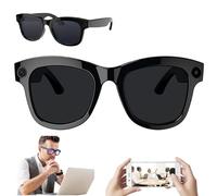Customize what you need 500W AI Smart Glasses with Translation, Voice Control, WiFi & Bluetooth - Smart Translation Glasses for Music, Talking, Shooting(B)