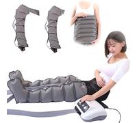 Customize what you need 6-Cavity Air Compression Leg Massager｜Electric Full-Body Massage Boots for Legs/Arms/Waist｜3-Intensity Lymphatic Drainage & Pain Relief｜Auto Shut-Off Circulation Therapy for Po