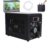 Customize What You Need Aquarium Water Chiller with Pump - 180W Sustainable Refrigeration for 60L Fish Tanks, 5-40℃ Constant Temperature Control(Cooling)