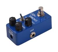 Customize what you need Guitar Analog Chorus Effects Pedal DEPTH/RATE/LEVEL/DEEP Versatile Controls DC 9V 6.35mm Input/Output Interface Aluminum Alloy Electric Guitar Analog Chorus Effector with True
