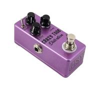 Customize what you need Guitar Distortion Pedal Electric Guitar Effects Pedal True Bypass Zinc Alloy Shell DC 9V 6.35mm Input/Output Interface Tone/Dist/Lever 3 Knobs Mini Guitar Distortion Effector
